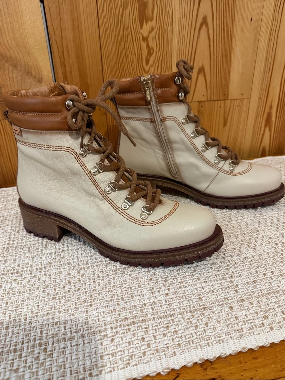 Pikolinos Aspe Leather lace-up/Zip-up Ankle Boots